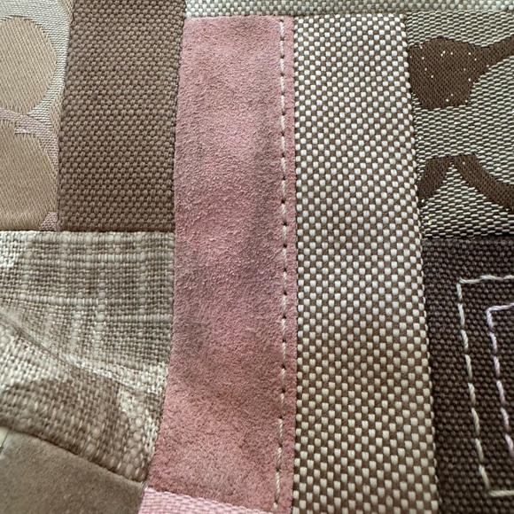 Coach Carly pink patchwork shoulder bag - Picture 2 of 10